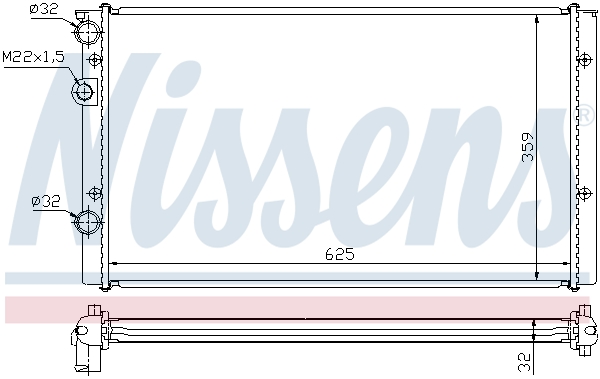 Nissens Radiateur 65248