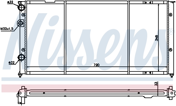 Nissens Radiateur 652491