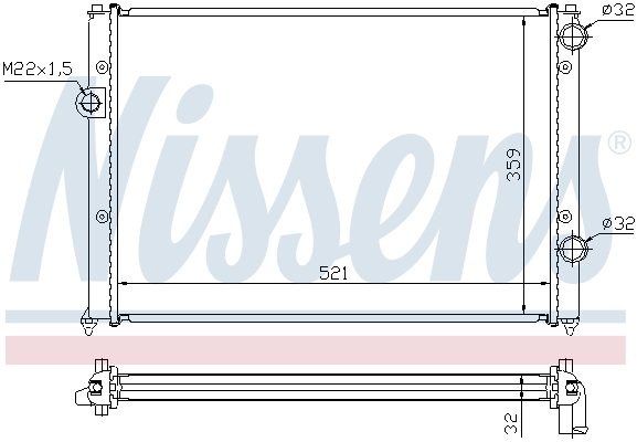 Nissens Radiateur 652511