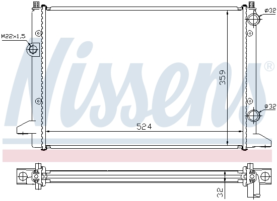 Nissens Radiateur 65253