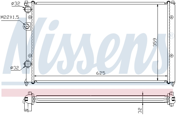 Nissens Radiateur 652551