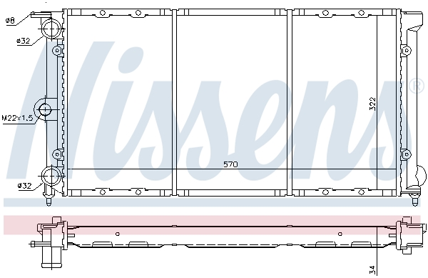 Nissens Radiateur 652611