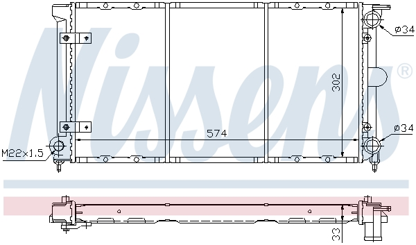 Nissens Radiateur 65264