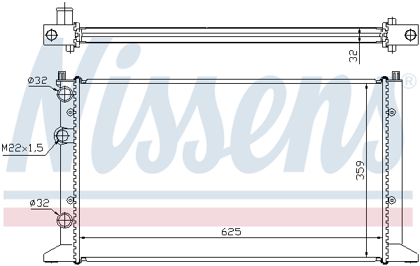 Nissens Radiateur 65265A