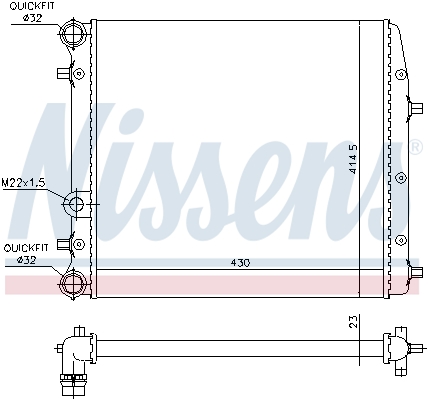 Nissens Radiateur 652691