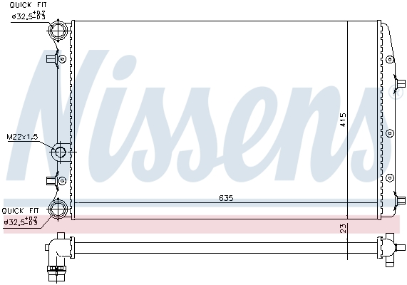 Nissens Radiateur 652711