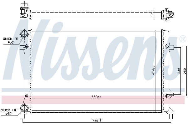 Nissens Radiateur 65277