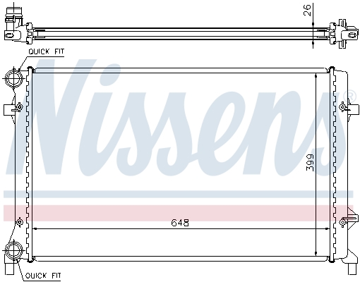 Nissens Radiateur 65277A