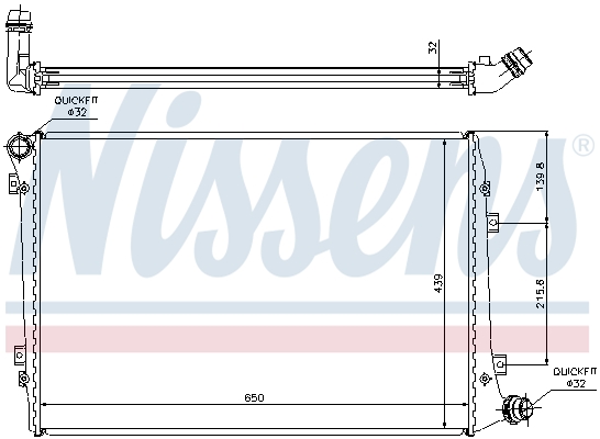 Nissens Radiateur 65291A