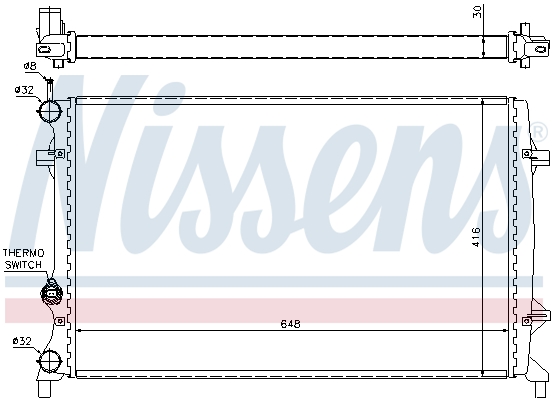 Nissens Radiateur 65296
