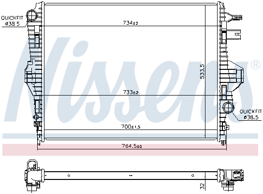 Nissens Radiateur 65297