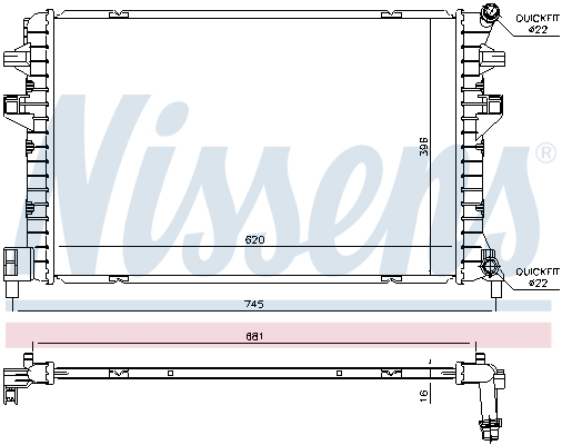 Nissens Radiateur 65306