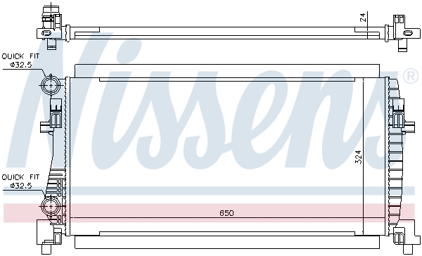 Nissens Radiateur 65317