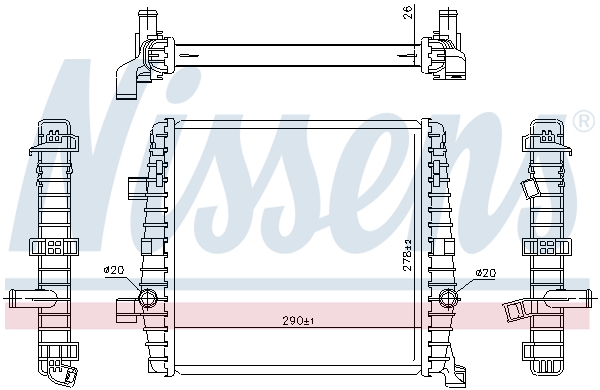Nissens Interkoeler 65319