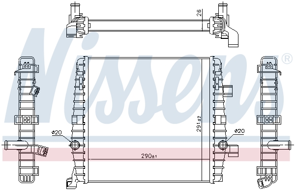 Nissens Interkoeler 65323