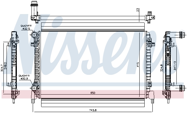 Nissens Radiateur 65327