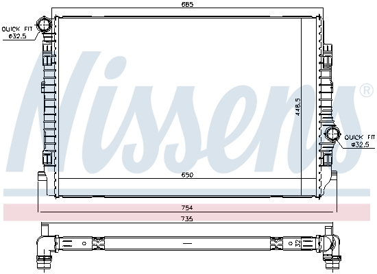 Nissens Radiateur 65341