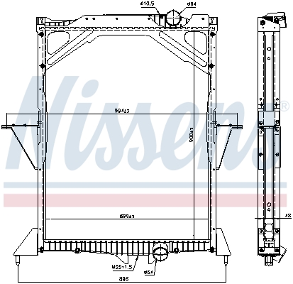 Radiateur Nissens 65466A