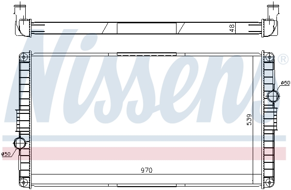 Radiateur Nissens 65468A