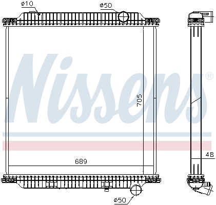 Radiateur Nissens 654760