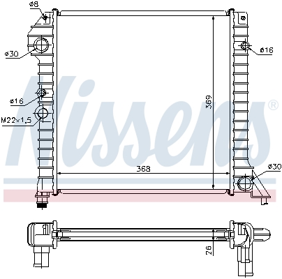 Nissens Radiateur 65518