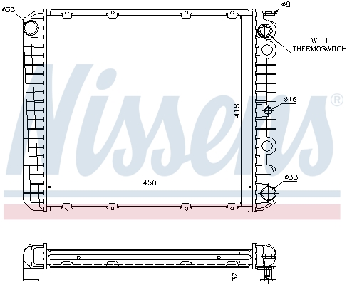 Nissens Radiateur 65525A