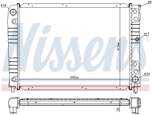 Nissens Radiateur 65537A