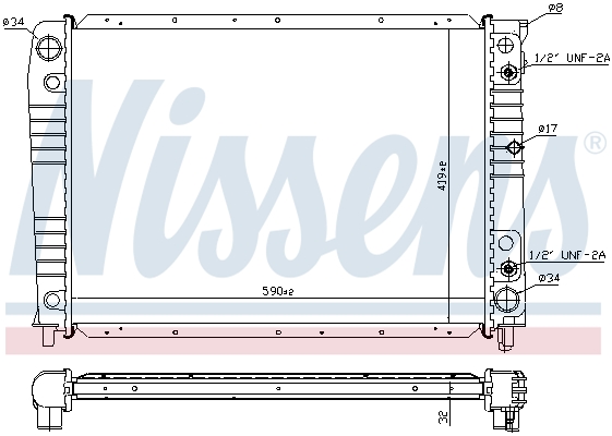 Nissens Radiateur 65538A