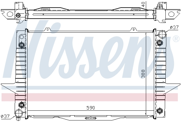 Nissens Radiateur 65539A