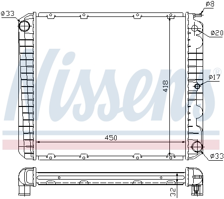 Nissens Radiateur 65545A