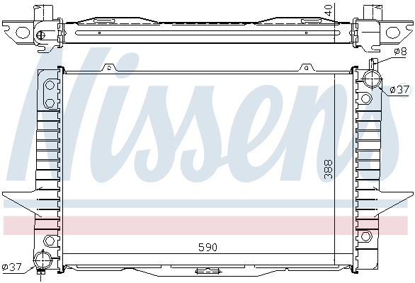 Nissens Radiateur 65546A