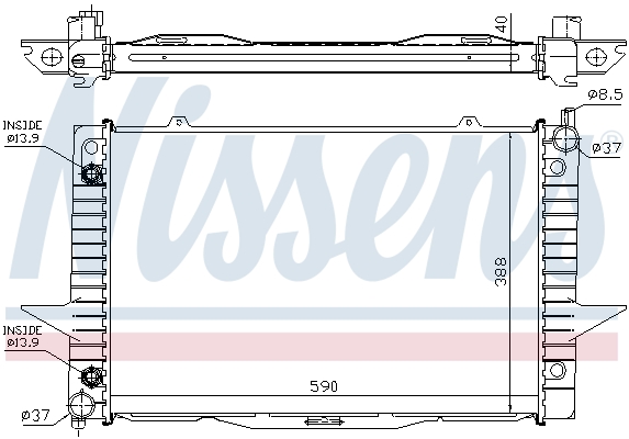 Nissens Radiateur 65548A