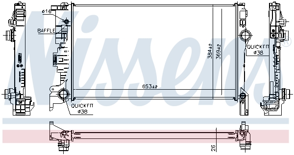 Nissens Radiateur 65623