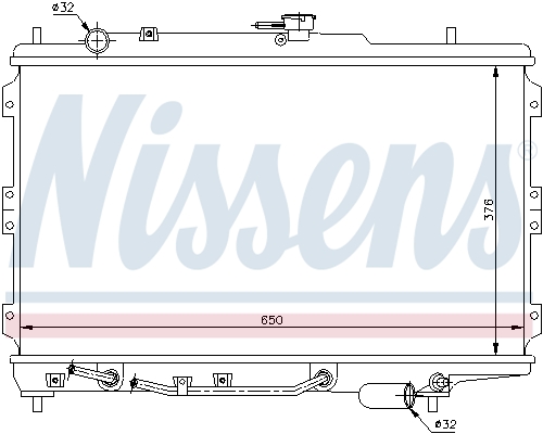 Radiateur Nissens 66603