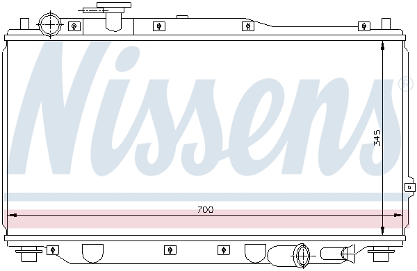 Nissens Radiateur 66604