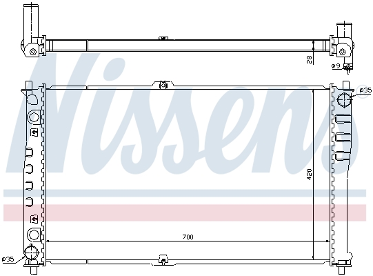 Nissens Radiateur 66618