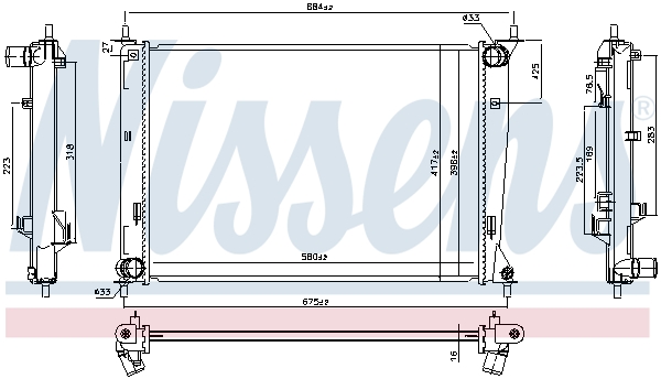 Nissens Radiateur 666203