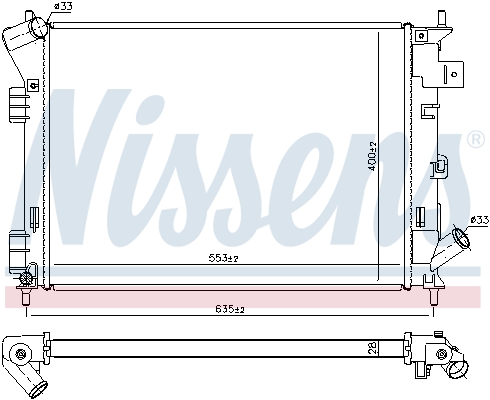 Nissens Radiateur 666206