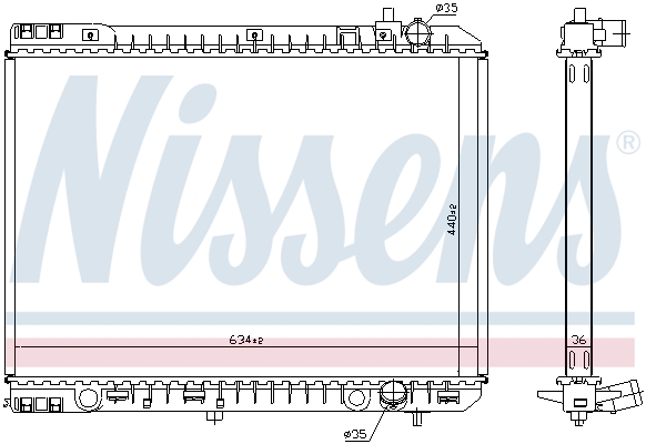 Nissens Radiateur 666230