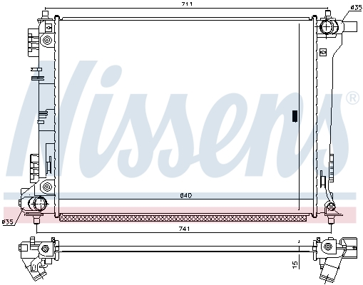 Nissens Radiateur 666232