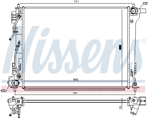 Nissens Radiateur 666233