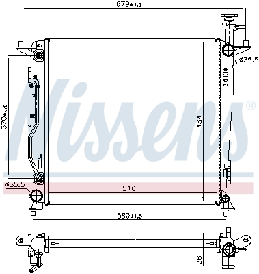 Nissens Radiateur 666234