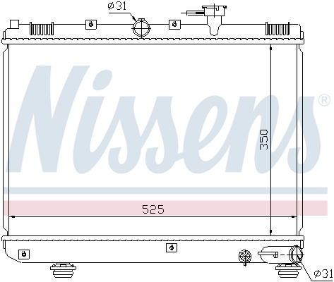 Nissens Radiateur 66624