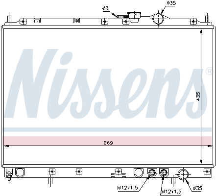 Nissens Radiateur 66628