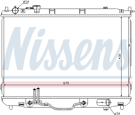 Nissens Radiateur 66634