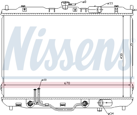 Nissens Radiateur 66636