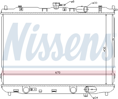 Nissens Radiateur 66639