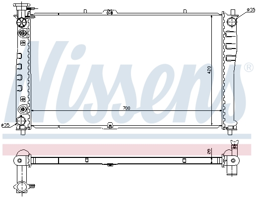 Nissens Radiateur 66640