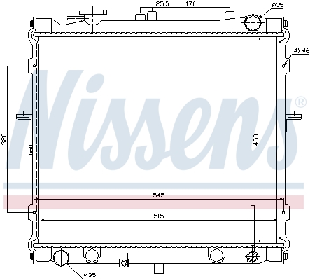 Nissens Radiateur 66642