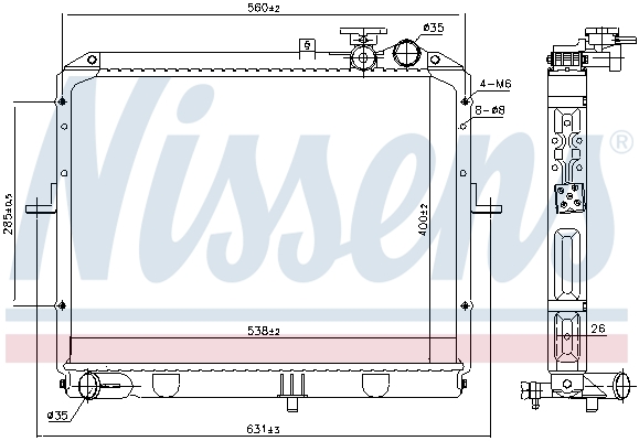 Nissens Radiateur 66646